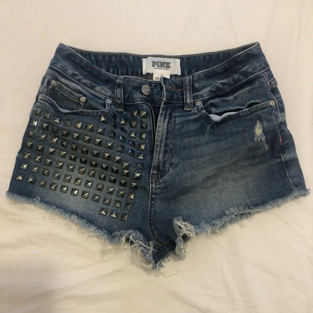 Denim shorts